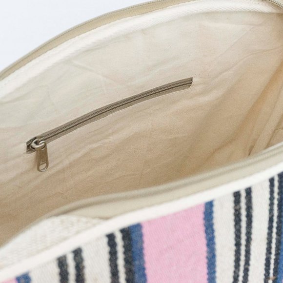 Bag with woven handle/zipper overnite traveler - Picture 4 of 7